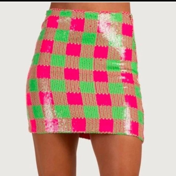 Trina Turk Women's Rico Sequin Mini Skirt Sz 4, NEW without tags. - Picture 1 of 9